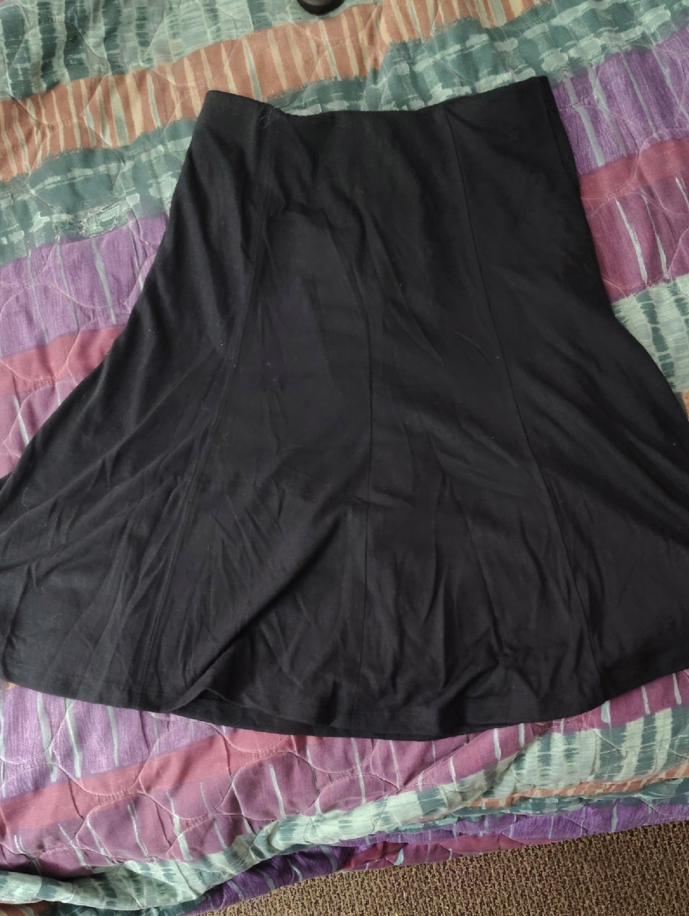 Ann Taylor Black A-Line Skirt
